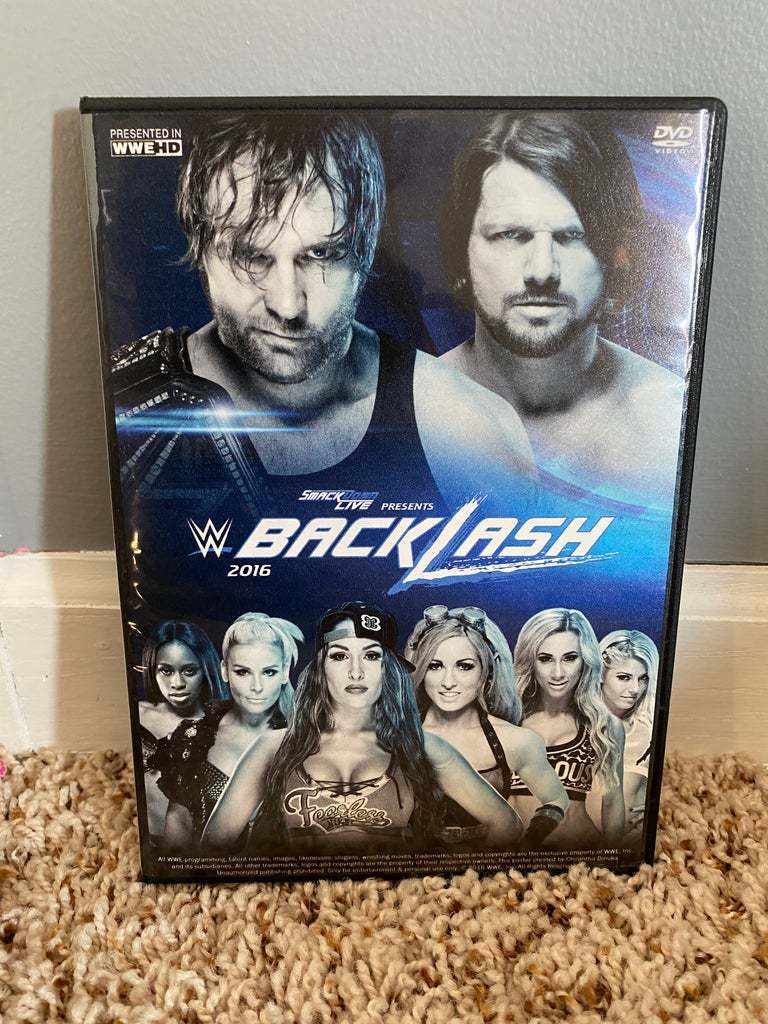 Wwe Backlash 16 Dvd Custom Case And 50 Similar Items