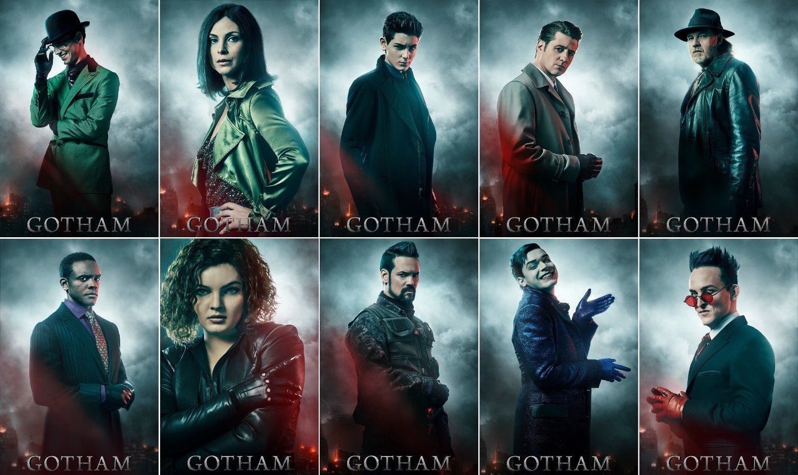 Gotham Poster Season 5 TV Series Bruno Heller Character Art Print 24x36 27x40