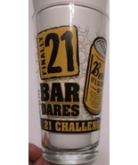 21 Bar Dares~BEER Pint Glass~Finally 21 Challenge~iPartyHard~EUC~Ships FREE - $14.50