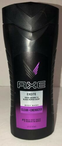 Axe Excite Body Wash  Crisp Coconut & Black Pepper Scent 16 OZ RARE-SHIPS N 24HR - $11.76