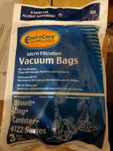 Envirocare Vacuum Bags Designed To Fit Bissell Zing Canister Vacuums 820 - $11.30