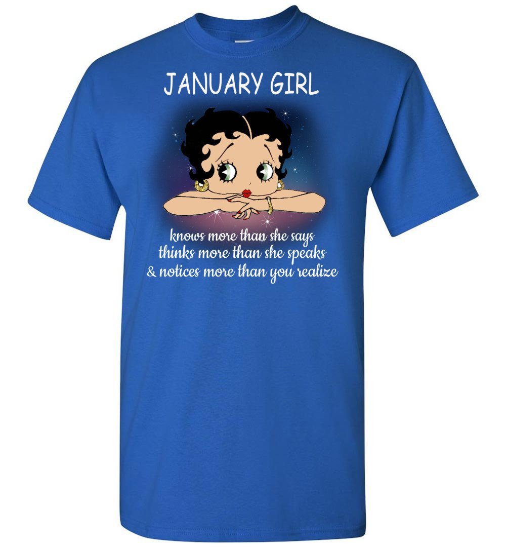 January Girl T shirt - T-Shirts