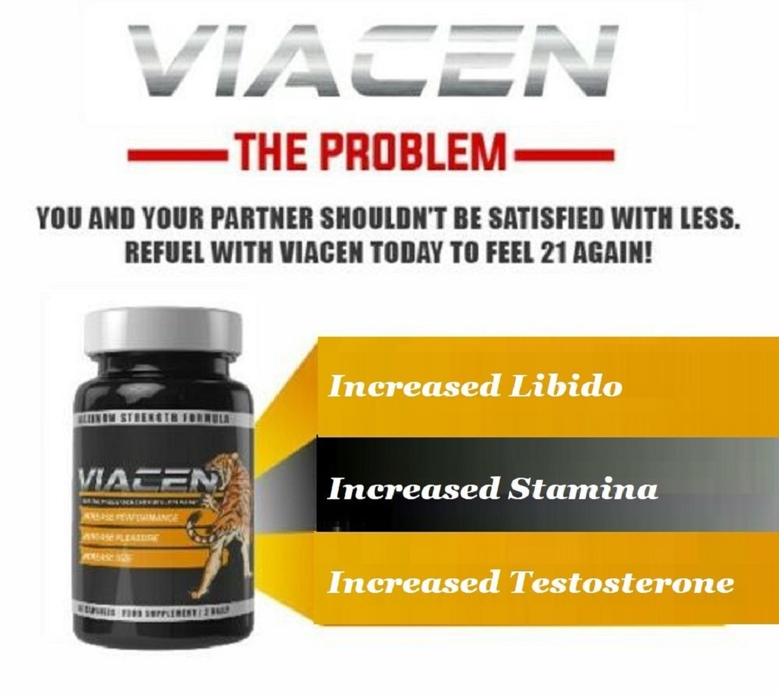 Viacen (60 Capsules) Entend Performance Male Enhancer/Testosterone ...