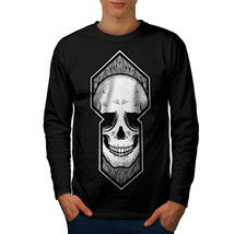 Skull Death Tee Metal Rock Men Long Sleeve T-shirt - $14.99