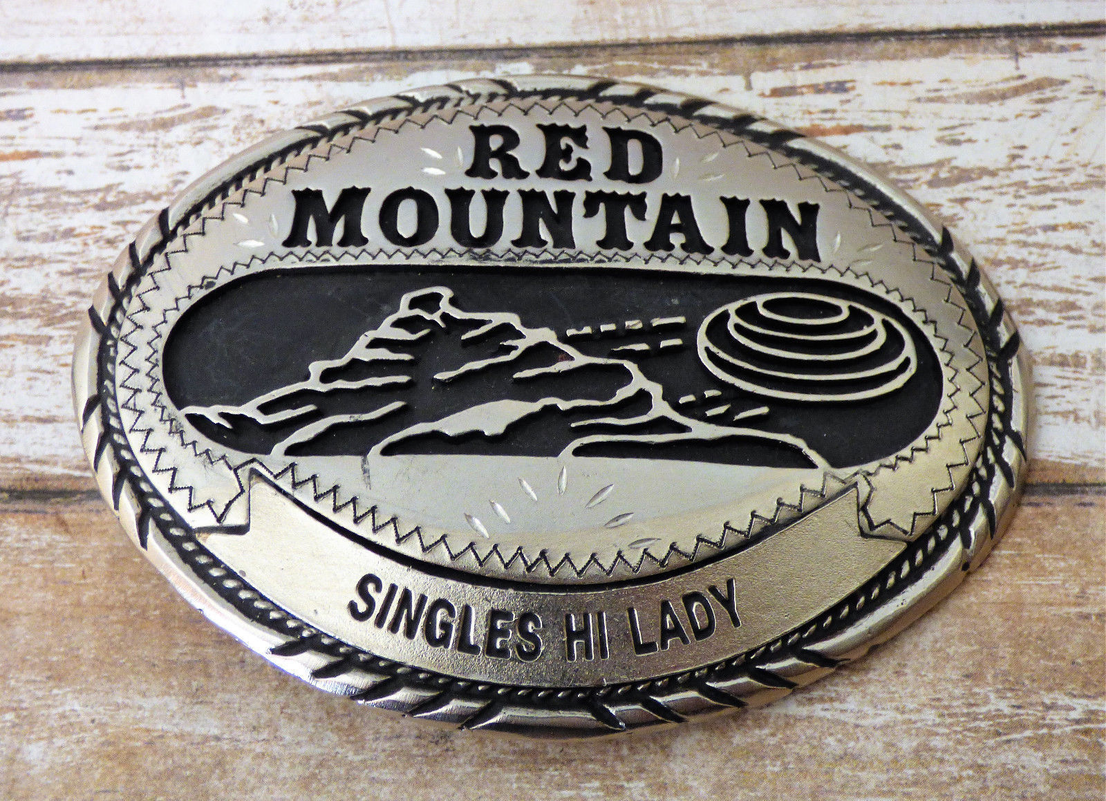 Red Mountain Arizona Trap and Skeet Shooting Trophy Belt Buckle Belt