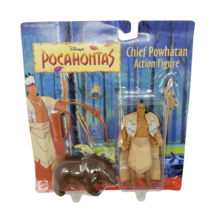 Vintage 1995 Disney Pocahontas Chef Powhatan Mattel Action Figurine NOS ... - £33.63 GBP