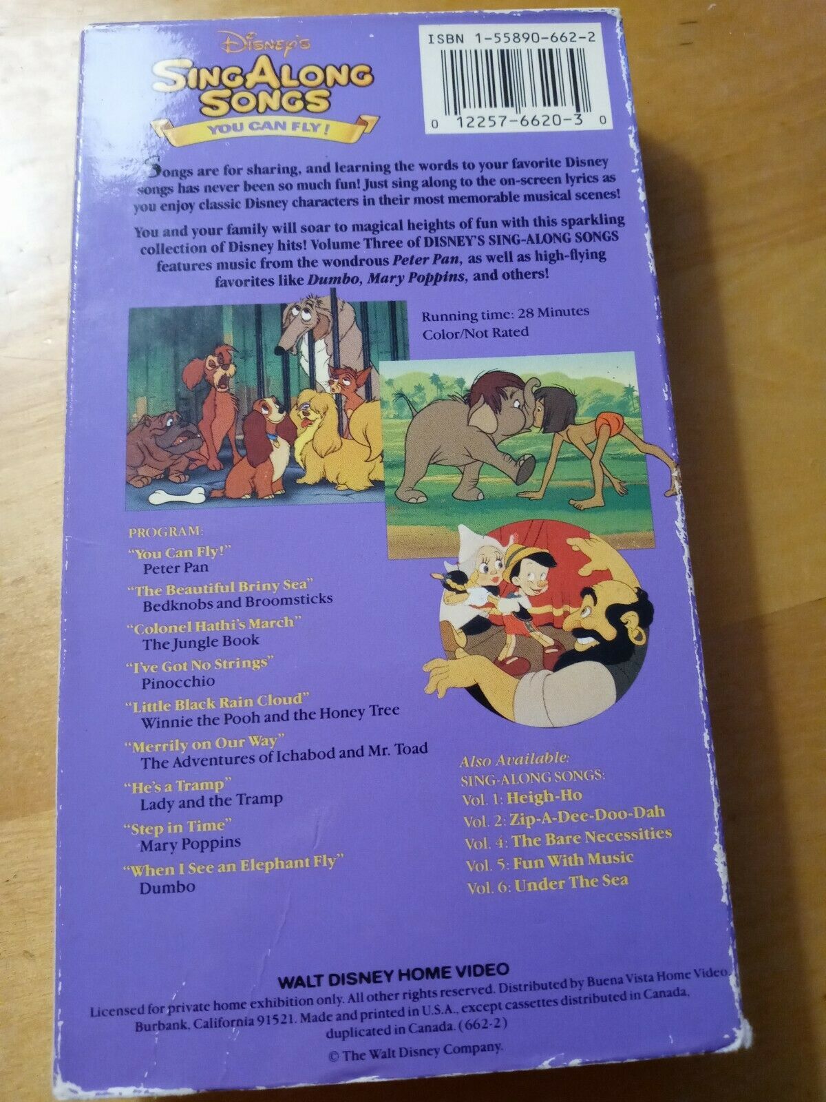 Sing Along Songs You Can Fly VHS Volume and similar items