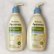 2 x Aveeno Daily Moisturizing SHEER HYDRATION Lotion for Dry Skin w/Oat ... - $34.64