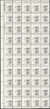 1845, 2¢ Block of 50 ERROR Stamps Which are Misperfed - Stuart Katz - $100.00