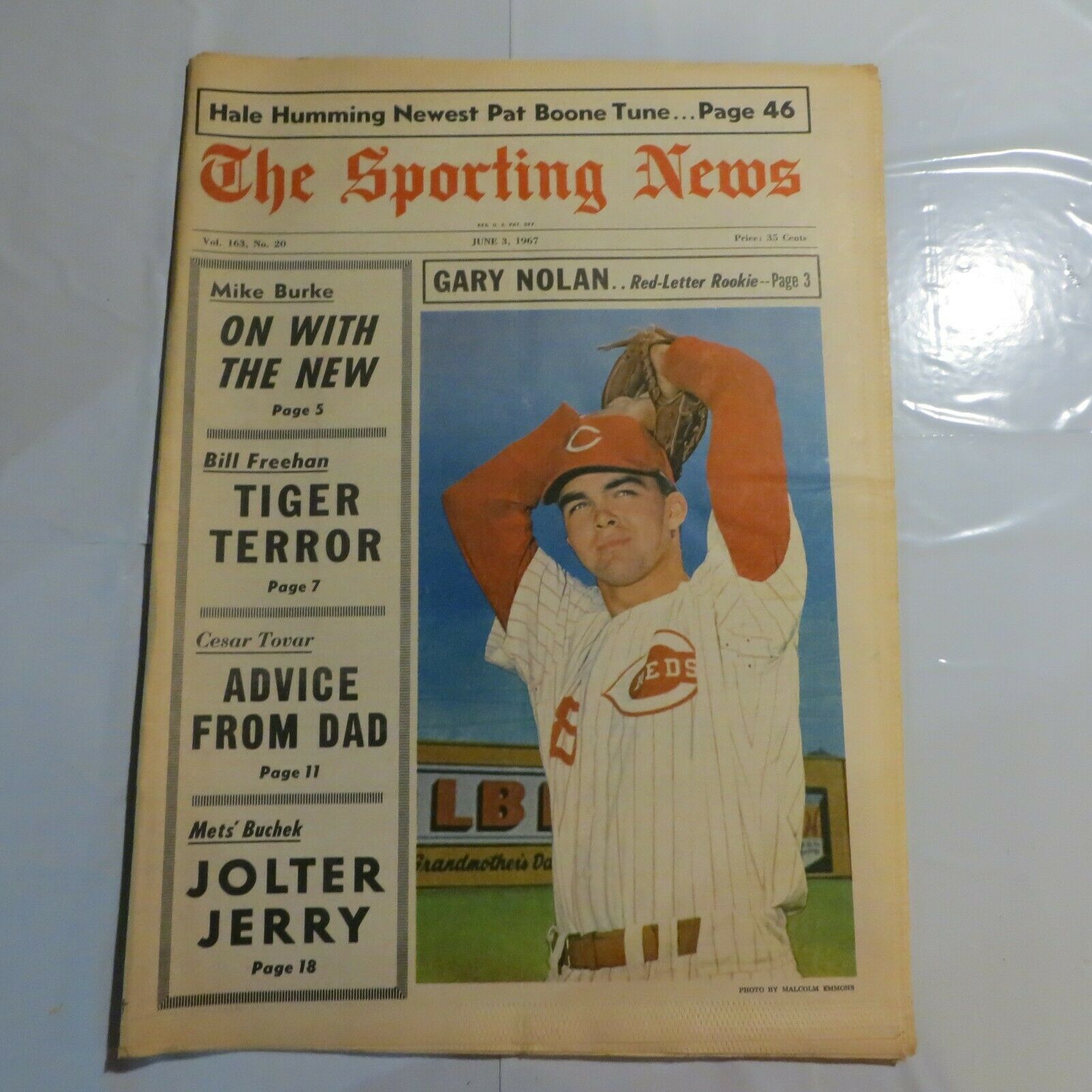 The Sporting News June 3, 1967 Gary Nolan Cincinnati Reds 5L Magazines