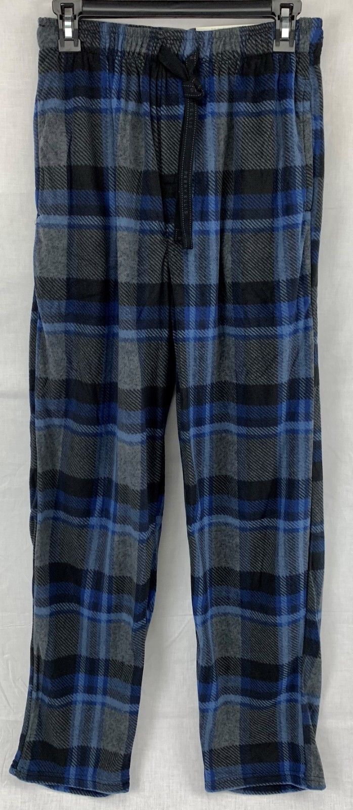 Perry Ellis Men's Buffalo Check Plaid Fleece Pajama Pants 112092 ...