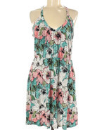 H&amp;M Womens Floral Dress Summer Dress Sleeveless Multicolor Ladies Size M - $25.82