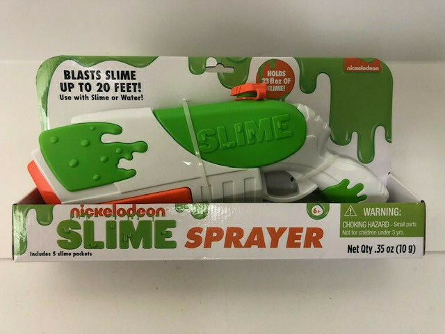 Nickelodeon Slime Sprayer, Slime/Water Soaker, Blast Slime up to 20 ...