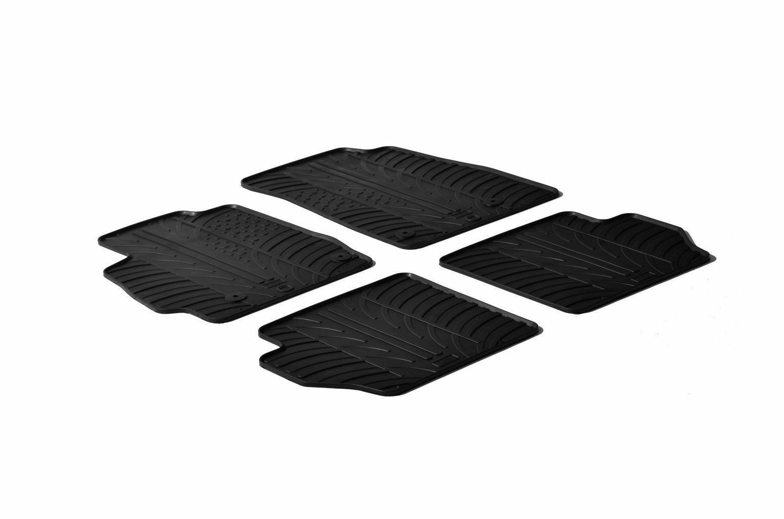 All Weather Rubber Floor Mats fits 2018-2021 Hyundai Kona - 4 Piece Set ...