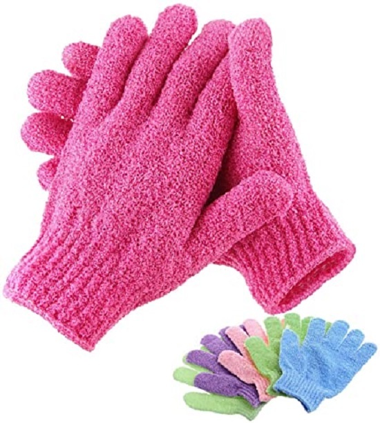 15 Pack - Hot New Exfoliating Spa Bath Body Scrub Gloves
