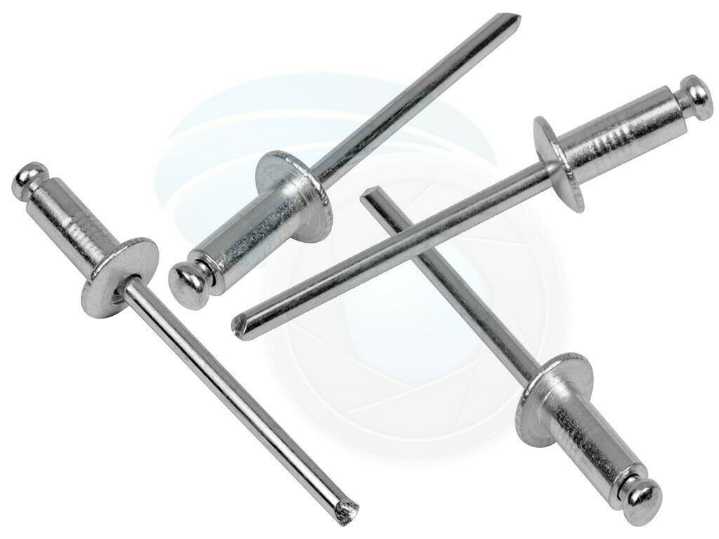M4.825mm Metric All Aluminium Blind Dome Head Pop Rivet 250 pcs