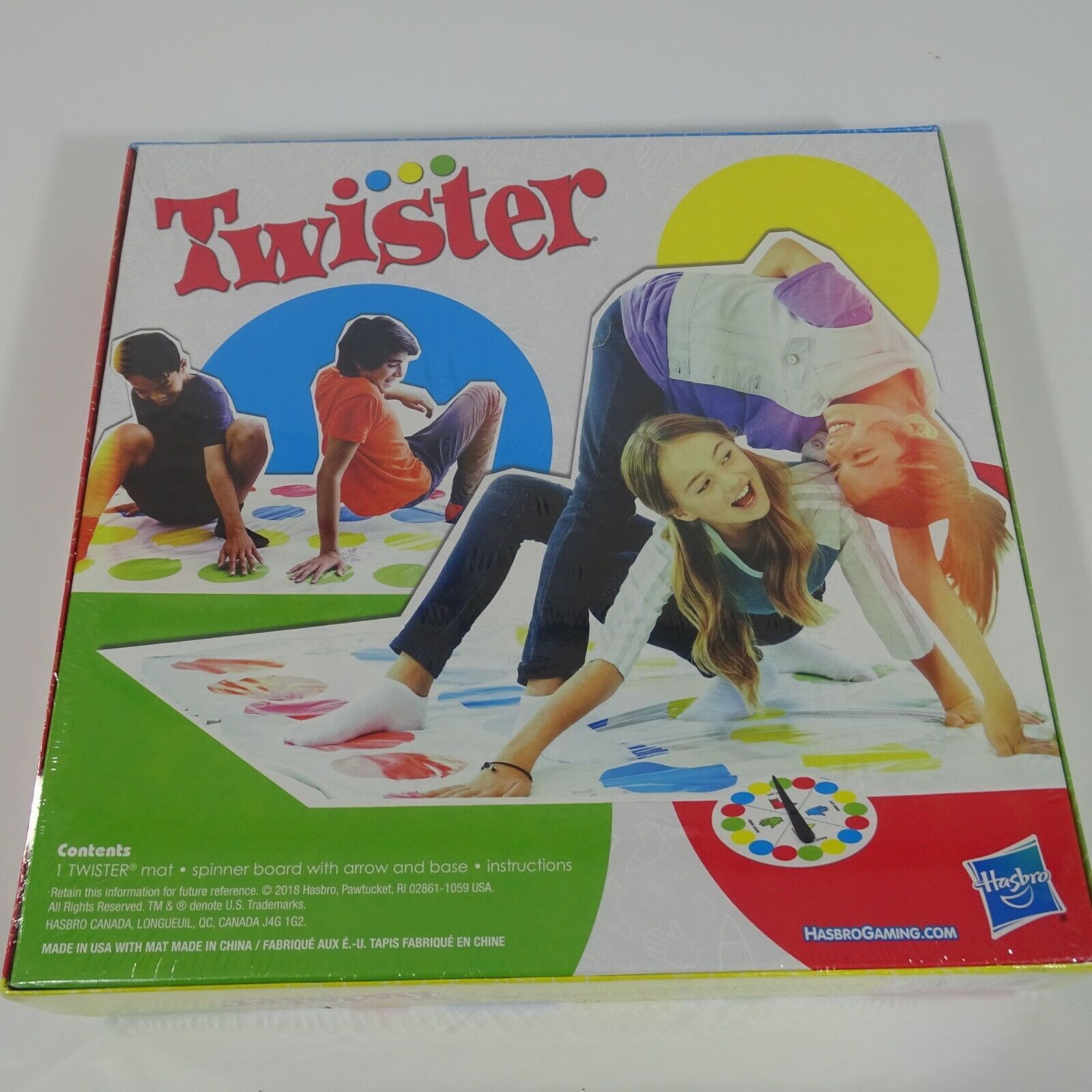 Hasbro Twister Classic Game Ages 6 and Up NEW - Contemporary Manufacture