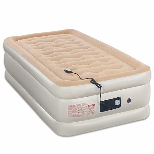 Tuomico 80x39x19”Twin Air Mattress Built in Remote Control Pump Double ...