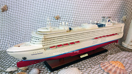 Sapphire Princess Cruise Ship Model 32&quot; - Handmade Wooden Model Ship NEW - $399.00