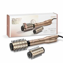 BaByliss AS952E Brush Air Big Dual 2 Heads Ceramic Logs And Rotary New - $290.17