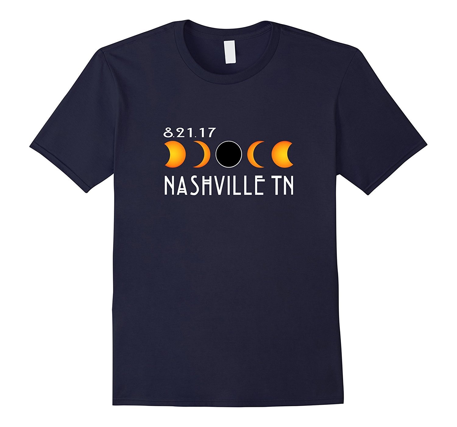 Image of Nashville Tennessee Total Solar Eclipse 2017 T-Shirt Men