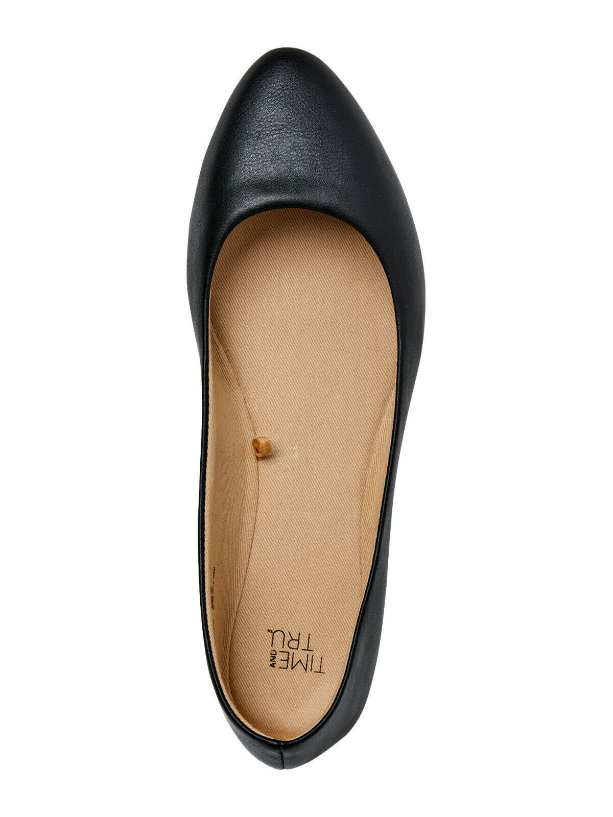 Time and Tru Women's Wide Basic Ballet Flat Black 11W - Flats & Oxfords