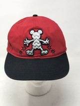 Disney Parks Mickey Mouse Red Snapback Baseball Cap 1928 Zig Zag Hat Stars - $14.81