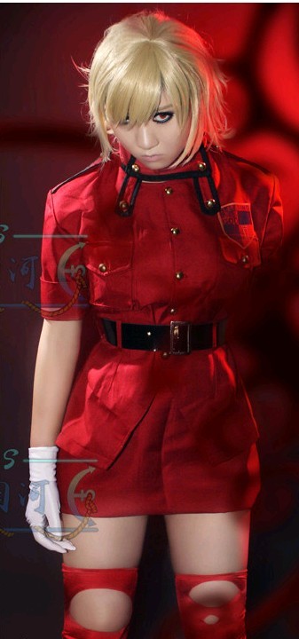 Hell's Song / HELLSING Silos. Victoria cosplay costume
