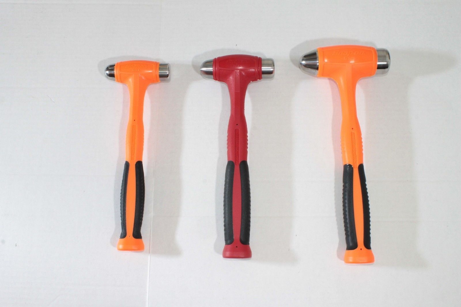 New Snap On 3 Pc 16 24 32 Oz Dead Blow Hammer Set HBBD16O HBBD32O