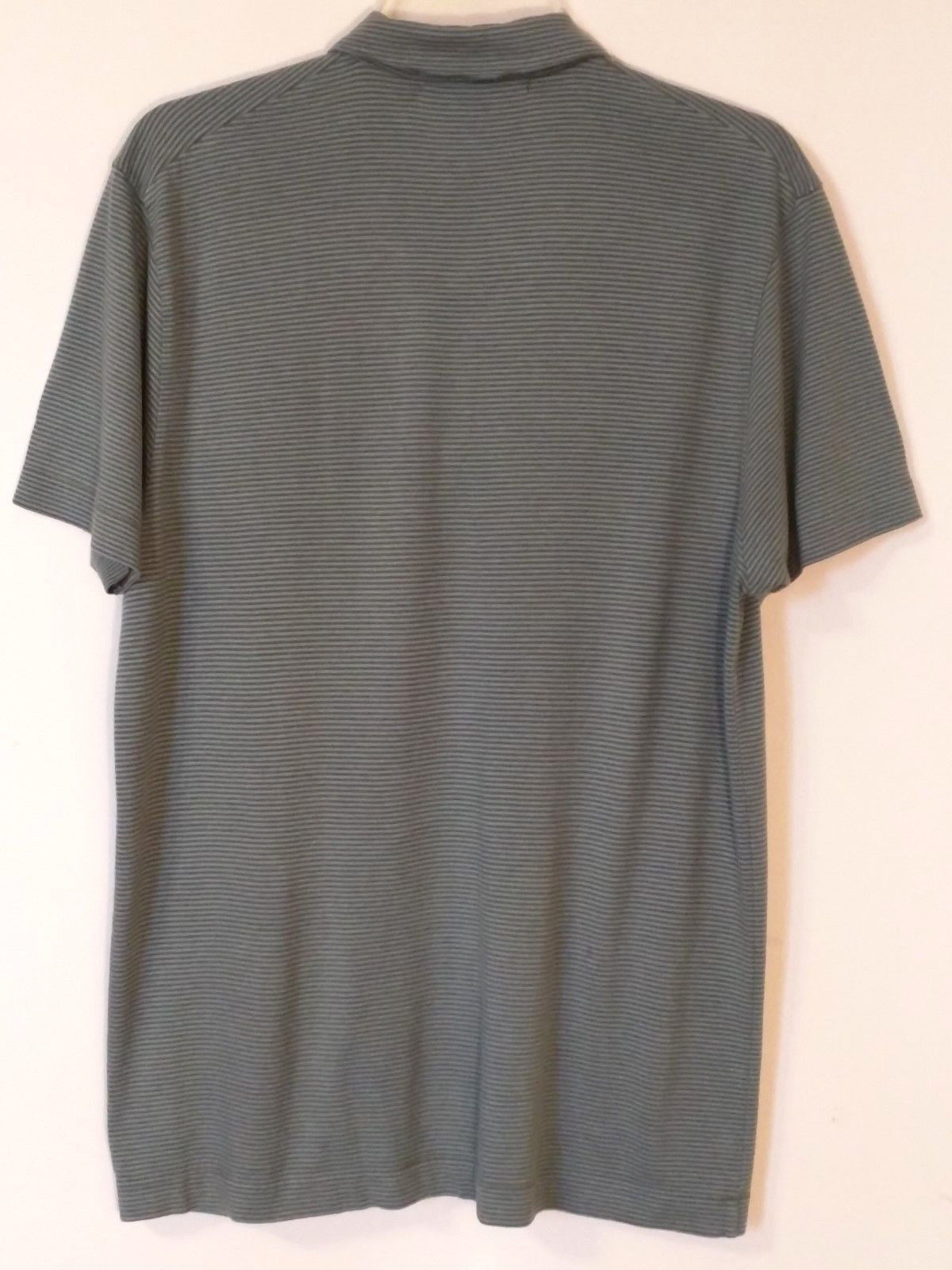 BANANA REPUBLIC RN 54023 - Turquoise/Olive Green Short Sleeve Polo ...