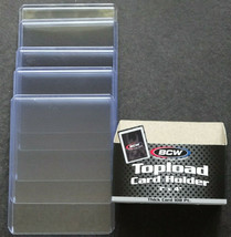 (5 Loose Holders) BCW 108pt Thick Card Top Loader Card Holder  - $3.99