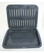 Unused Non-Stick Porcelain Enamel Oven Broiler Tray Pan Crisper ~ 16&quot; x 13&quot; - $18.99