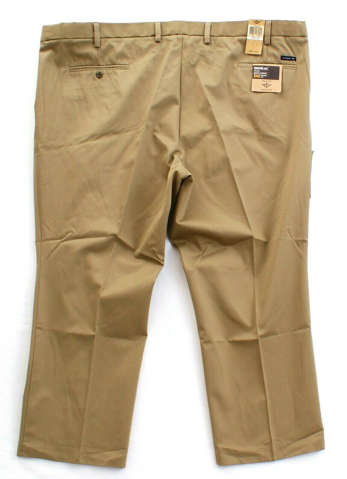 Dockers Signature Khaki D3 Classic Fit Pleated Adjustable Waist Pants ...