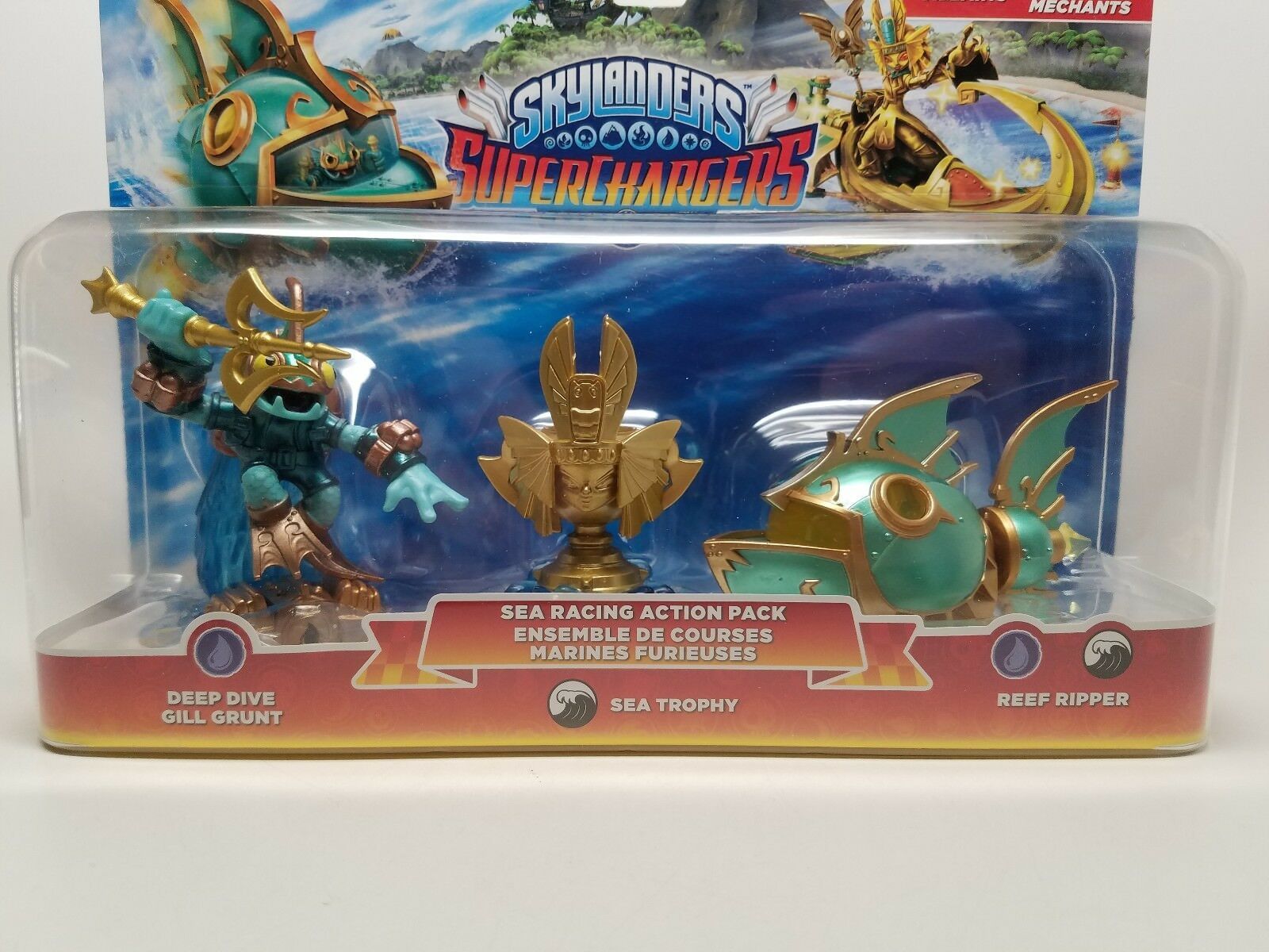 Skylanders Superchargers Sea Racing Action Pack Reef Ripper Sea Trophy