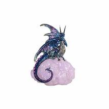 GSC 71869 6.25 Inch Dragon Figurine Blue on Purple Cloud - $34.65
