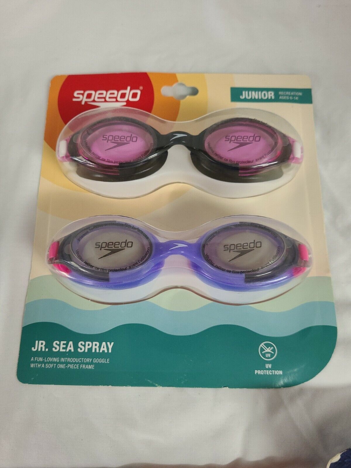 Primary image for Speedo Junior Sea Spray Goggles 2 Pack Ages 6 to 14