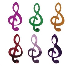 Confetti Music Clef Note MultiColor Mix - $1.81 per 1/2 oz. FREE SHIP - $3.95+