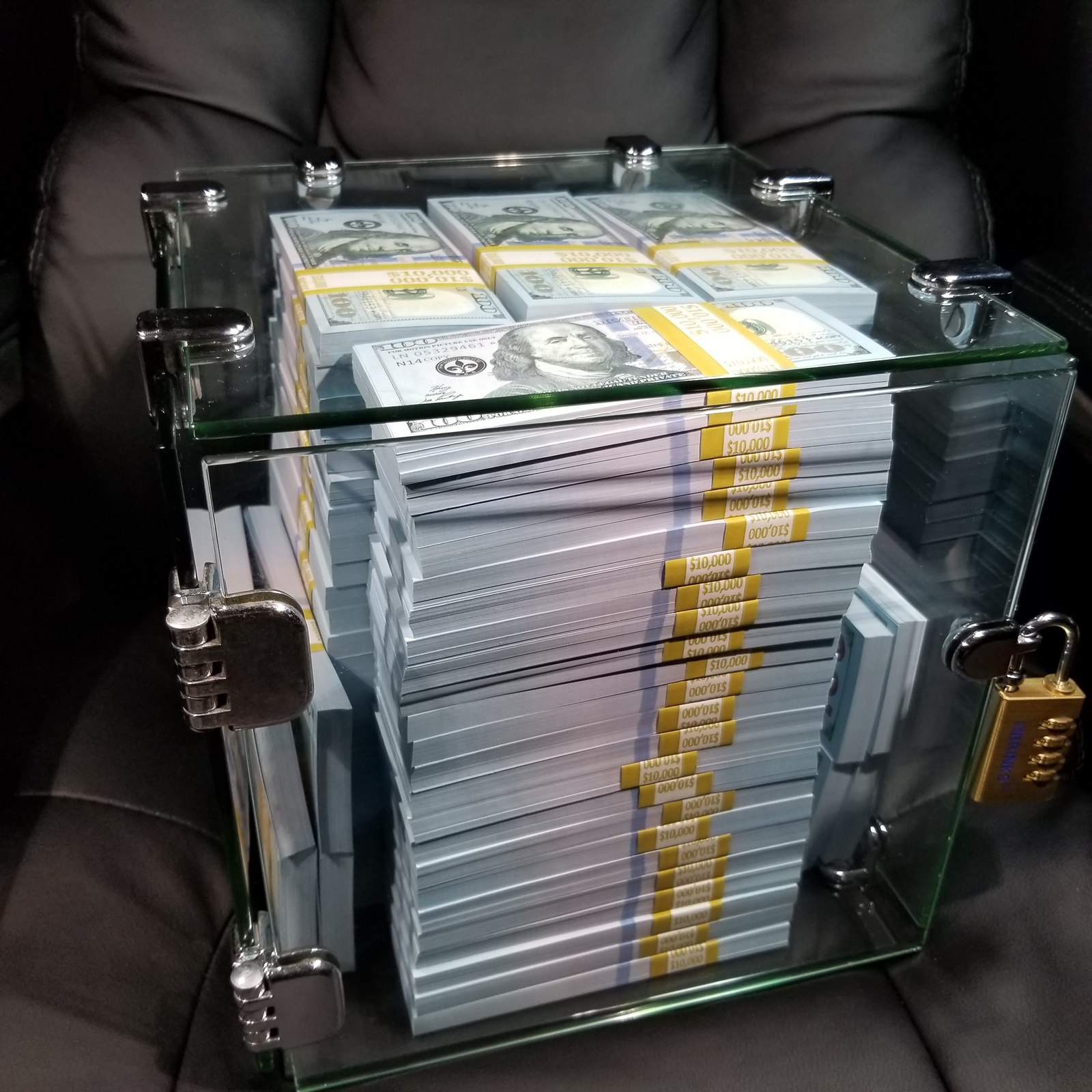 50K FULL PRINT Realistic Prop Money New Fake 100 Dollar Bills REAL CASH ...