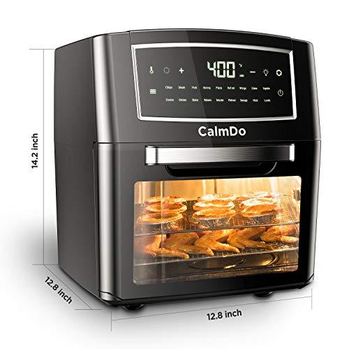 CalmDo Air Fryer Oven Combo 12.7 Quarts, Convection Toaster, Food