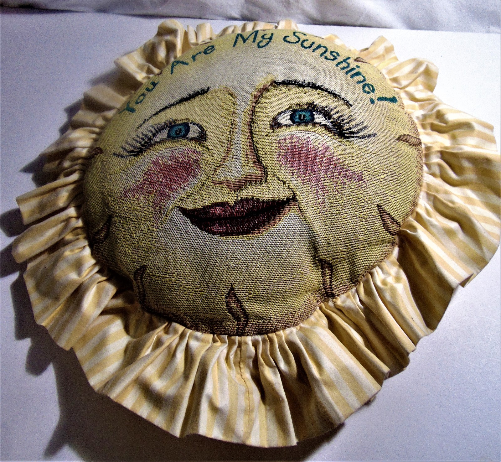 "You are my Sunshine" Sun Shaped Pillow Home Décor