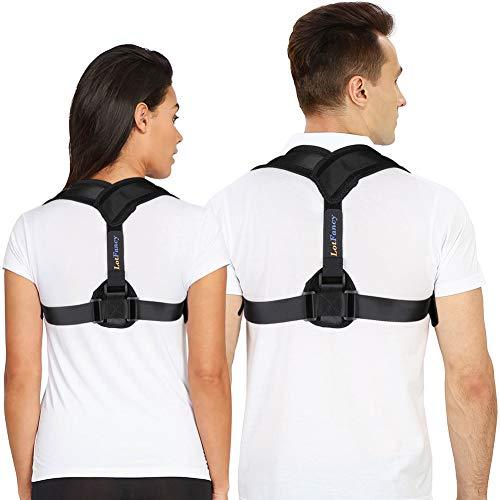 LotFancy Posture Corrector for Men Women Under Clothes, Adjustable ...