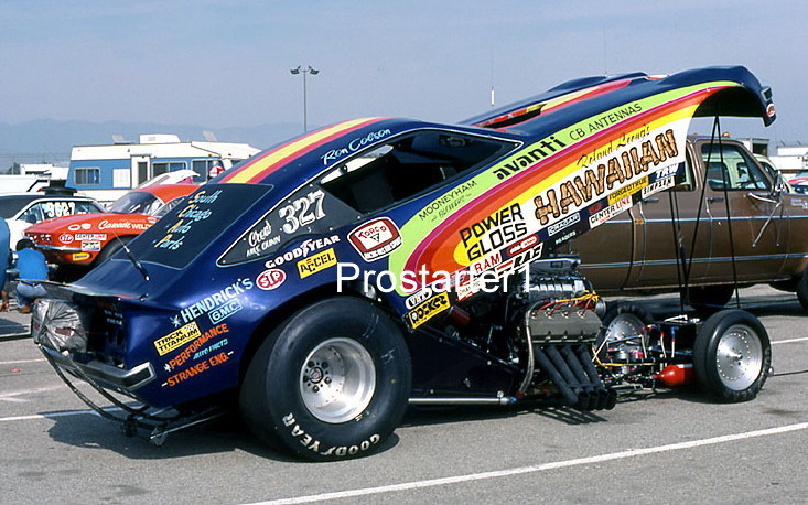 4x6 Color Drag Racing Photo Roland Leong POWER GLOSS HAWAIIAN Monza ...