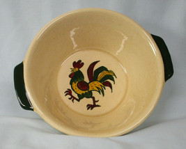 Metlox Poppytrail California Provincial Rooster 9 1/4&quot; Round Serving Bowl - $40.48