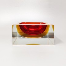 1960s Stunning  Red and Yellow Bowl or Catch-All By Flavio Poli for S - $420.00