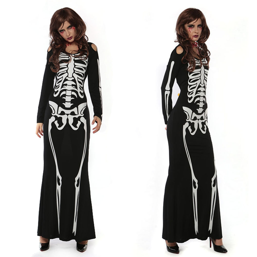 skeleton costume women dress