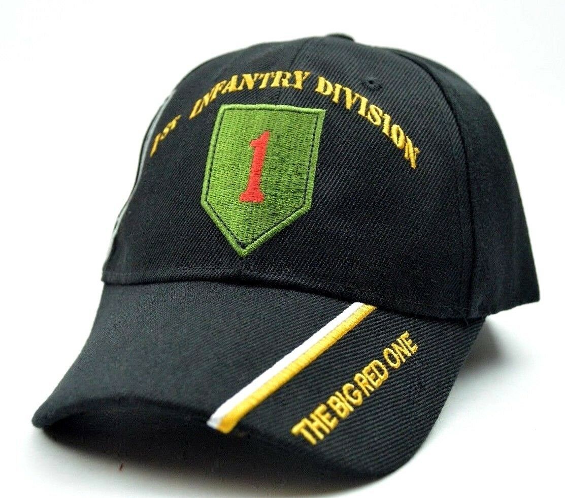 United States Army 1st Infantry Division Adjustable Military Cap Hat Hats
