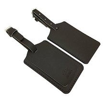 AVIMA BEST Premium Handcrafted Leather Luggage Bag Tag 2 Pieces Set - Da... - £9.99 GBP