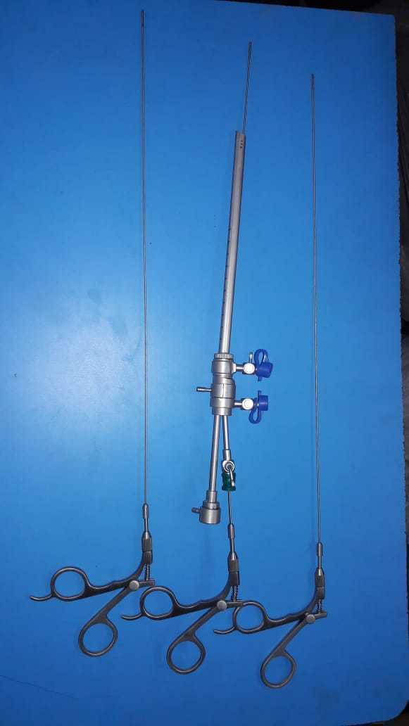 HYSTEROSCOPY SHEATH OPERATIVE 4 CHANNEL+LAPAROSCOPY BIOPSY SCISSOR
