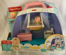 Fisher Price Little People Cuddle & Play Nursery Baby Toddler Swing Fold & Go - $32.96