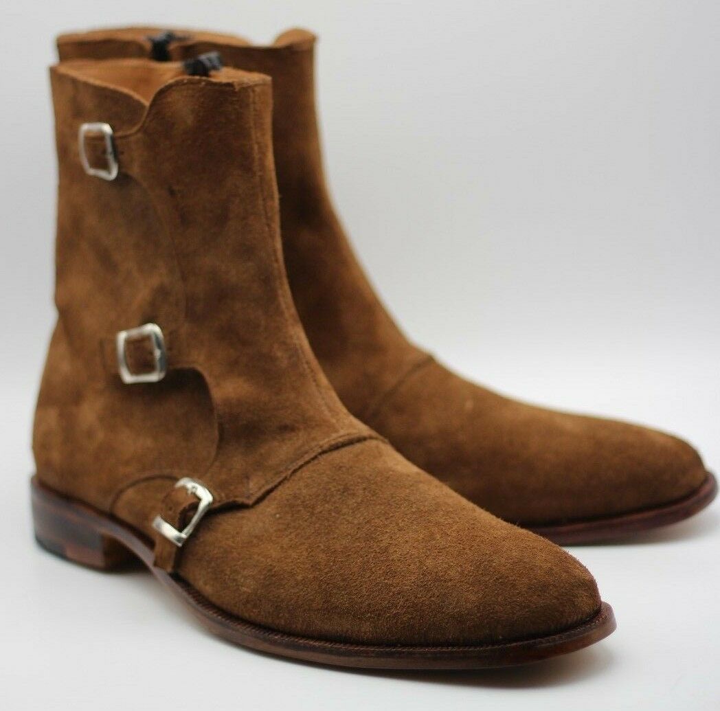 3 buckle ankle boots